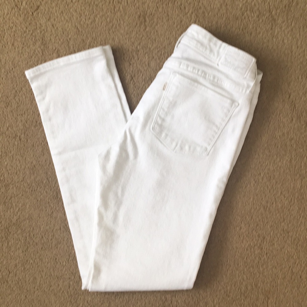 Levis 712 white jeans, slim